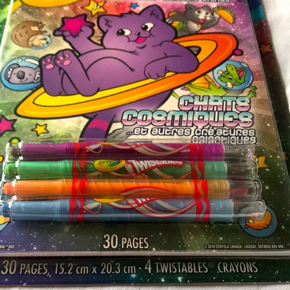 🌻4/$20 Crayola Cosmic Cats Colouring Book Activity Pack - Picture 5 of 6
